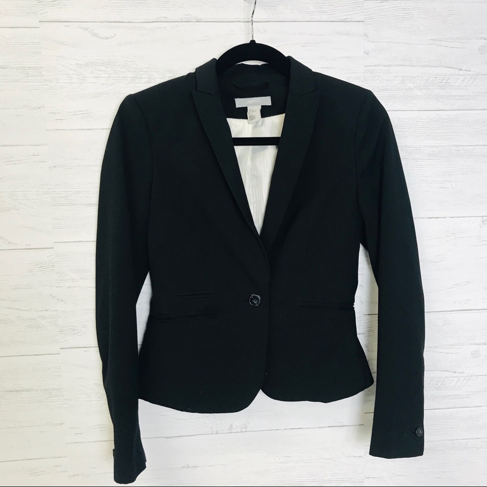 H&M One Button Blazer